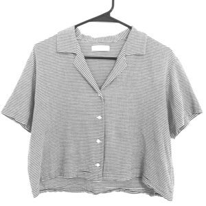 Oak + Fort Cropped Blouse